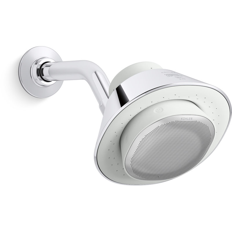 Kohler Moxie Shower Head with Waterproof Speaker Featuring Bluetooth